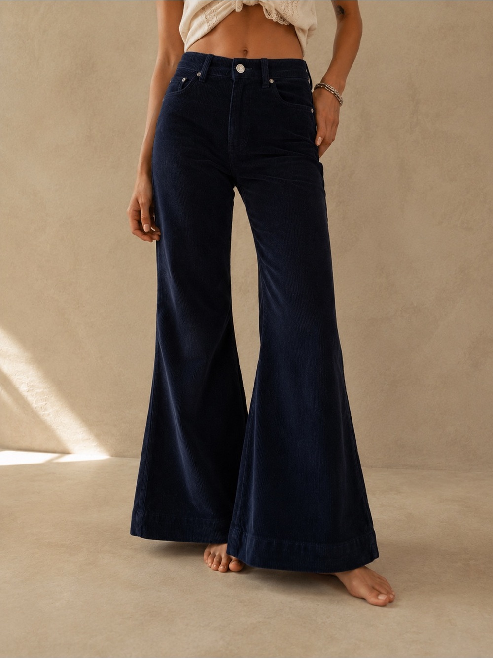 ROLLA’S Eastcoast Flare Corduroy Pants - Size 28